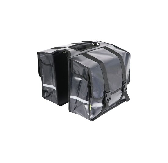 Dresco Dubbele Fietstas Transporter - 40L - Zwart