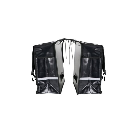 Dresco Dubbele Fietstas Transporter - 40L - Zwart