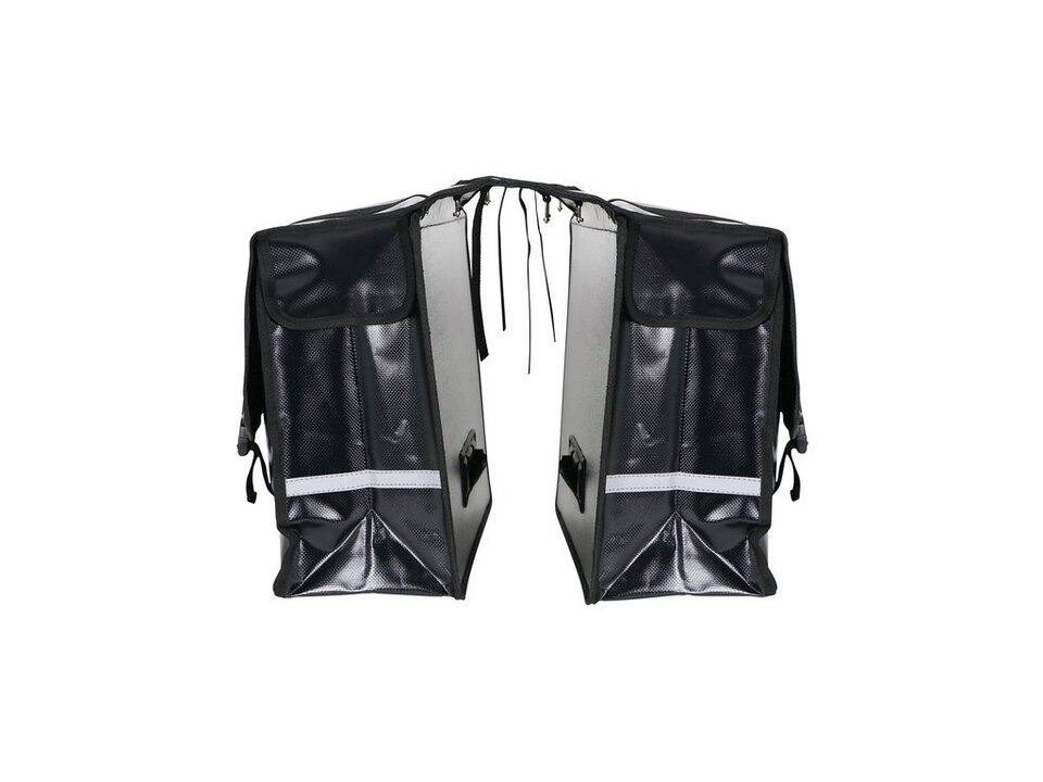 Dresco Dubbele Fietstas Transporter - 50L - Zwart