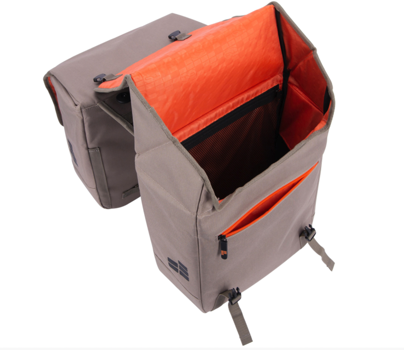 Contec Via Tour Dubbele Fietstas 32L - Desert