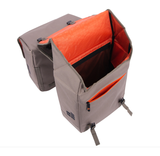 Contec Via Tour Dubbele Fietstas 32L - Desert