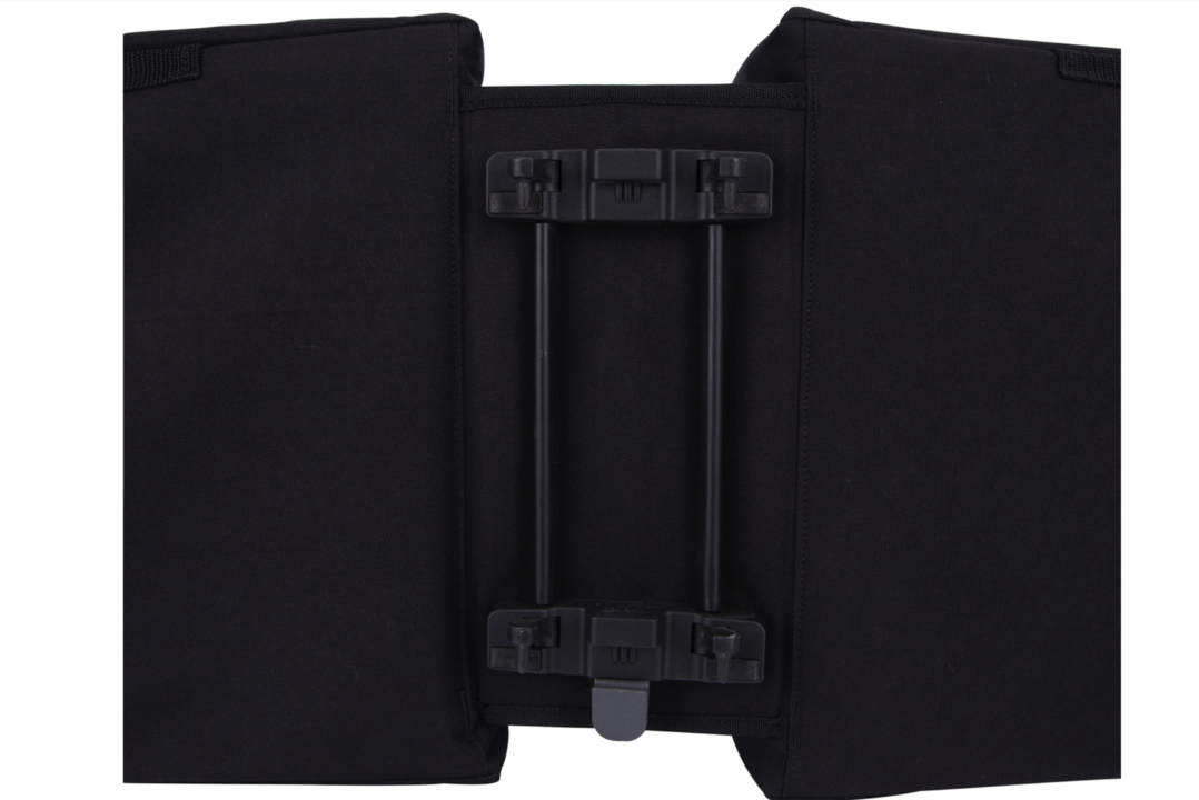 Contec Via Tour Dubbele Fietstas 32L - Zwart - Racktime Adapter