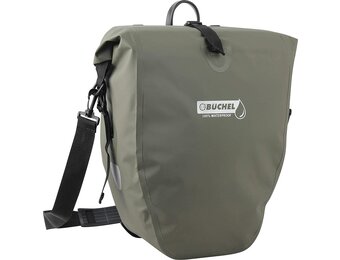 Büchel Luxe Pakaftas / Enkele fietstas - Legergroen - 25.4L