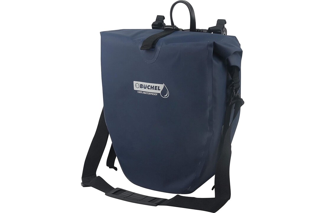 Büchel Luxe Pakaftas / Enkele fietstas - Donkerblauw - 25.4L
