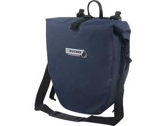 Büchel Luxe Pakaftas / Enkele fietstas - Donkerblauw - 25.4L