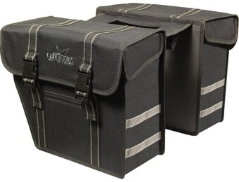 Greenlands Citybike - Dubbele Fietstas - Voorgevormd - 25L