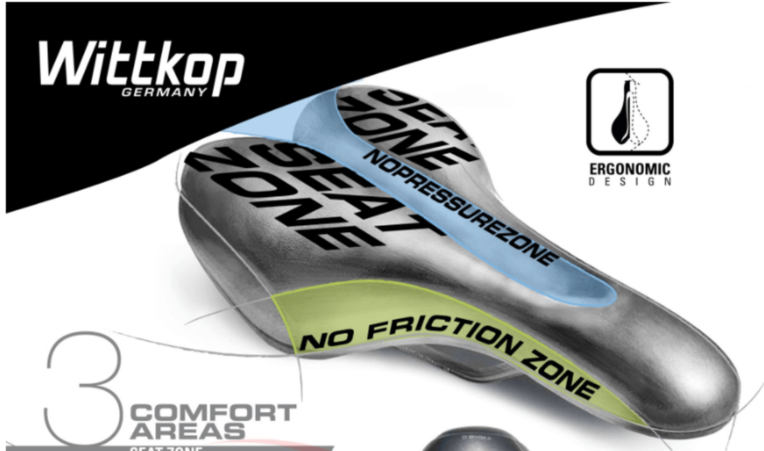 Wittkop 3.0 In Mould Gel Fietszadel - Unisex - Waterdicht - Gratis Zadelstrop