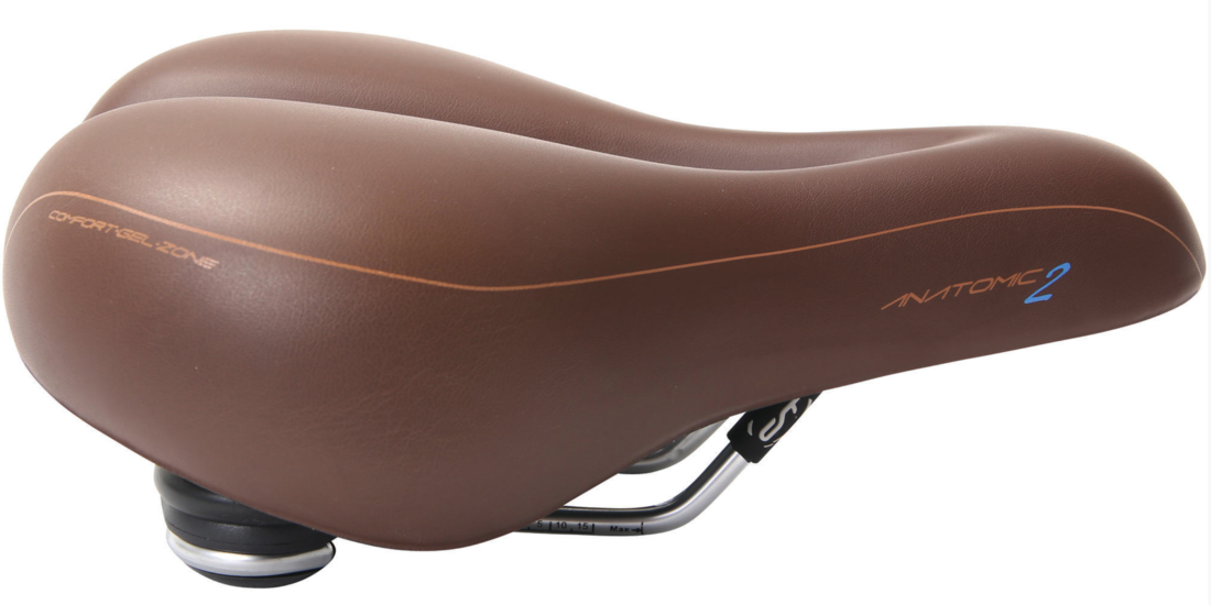 Contec City Zone Cut Anatomic 2 Heren Fietszadel Bruin