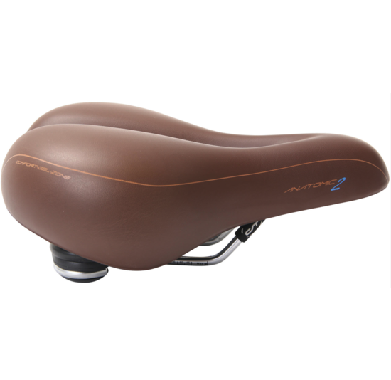 Contec City Zone Cut Anatomic 2 Heren Fietszadel Bruin