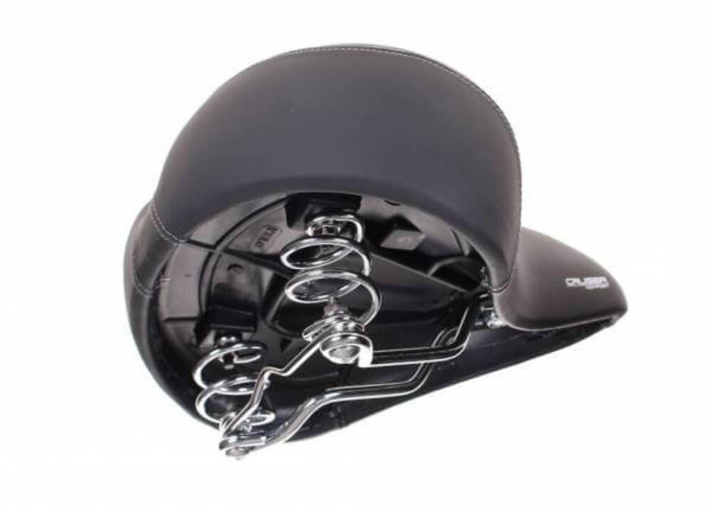 Contec Cruiser Comfort XXL Fietszadel - Unisex - Zwart