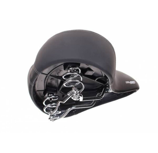 Contec Cruiser Comfort XXL Fietszadel - Unisex - Zwart