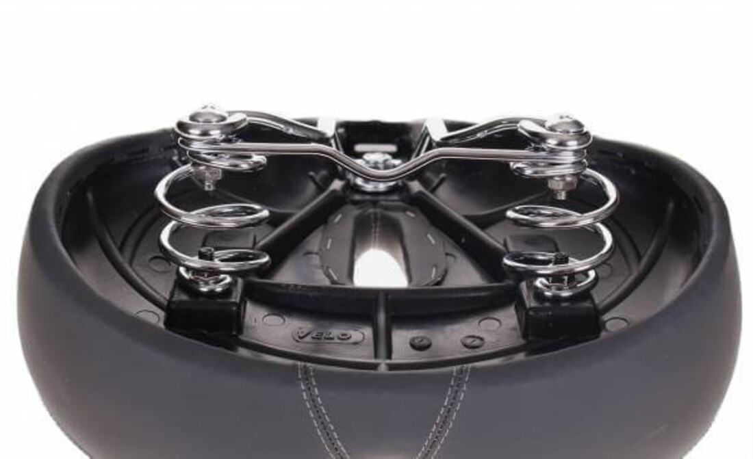 Contec Cruiser Comfort XXL Fietszadel - Unisex - Zwart