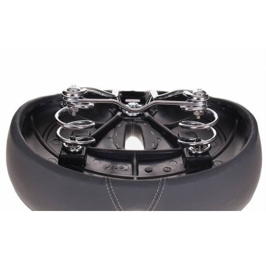 Contec Cruiser Comfort XXL Fietszadel - Unisex - Zwart