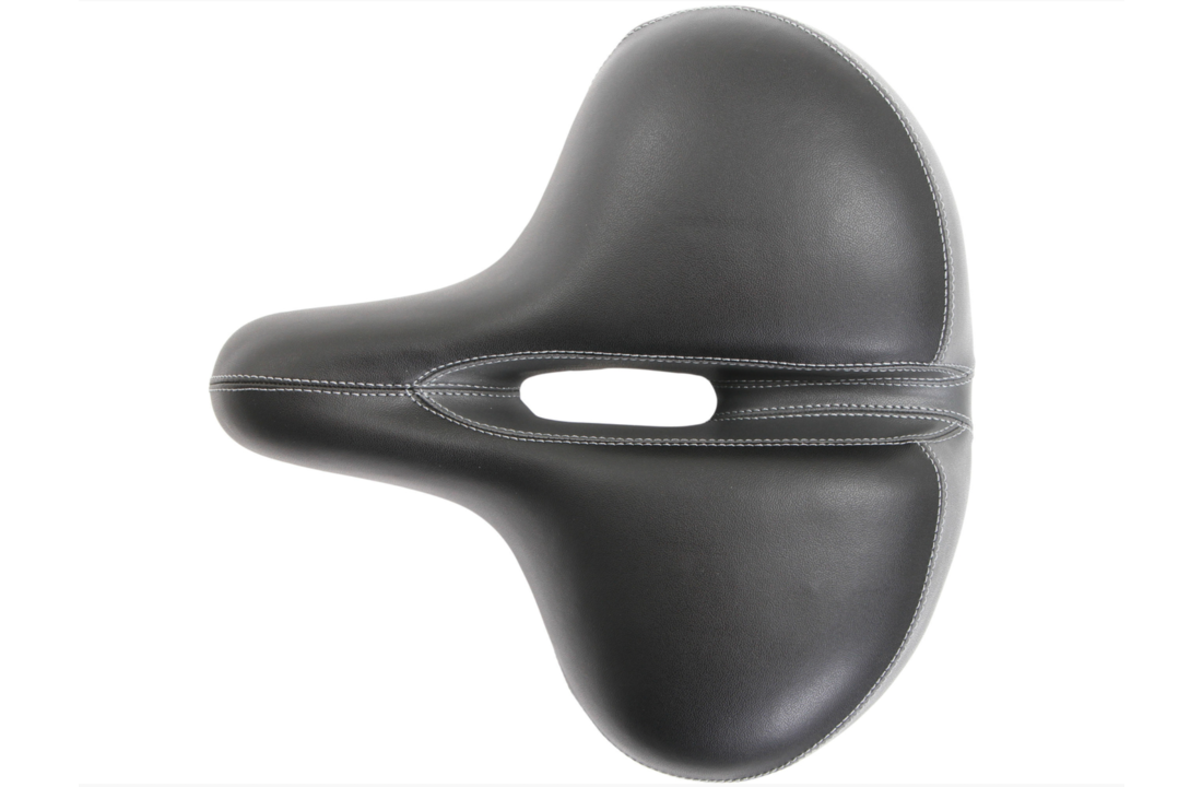 Contec Cruiser Comfort XXL Fietszadel - Unisex - Zwart