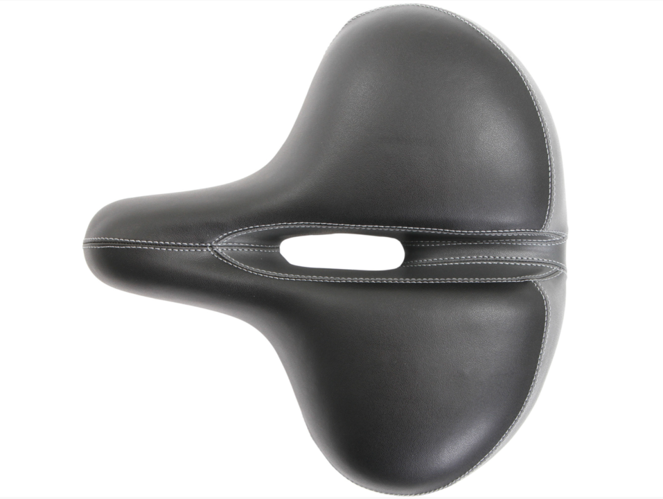 Contec Cruiser Comfort XXL Fietszadel - Unisex - Zwart