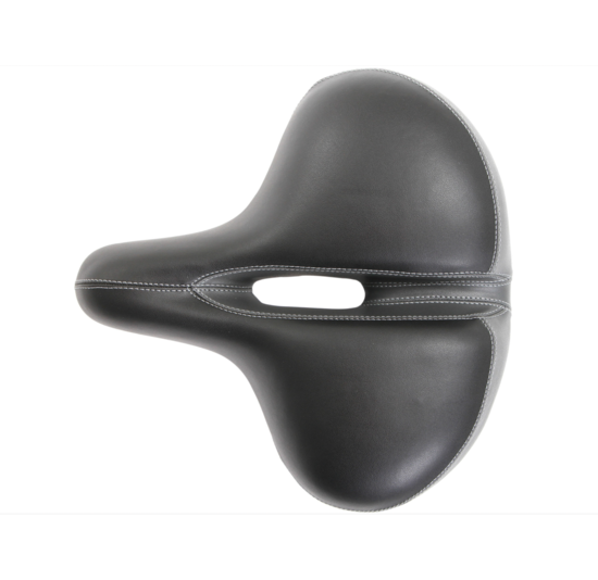 Contec Cruiser Comfort XXL Fietszadel - Unisex - Zwart