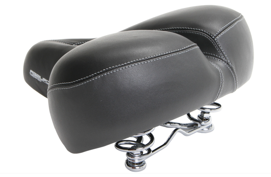 Contec Cruiser Comfort XXL Fietszadel - Unisex - Zwart