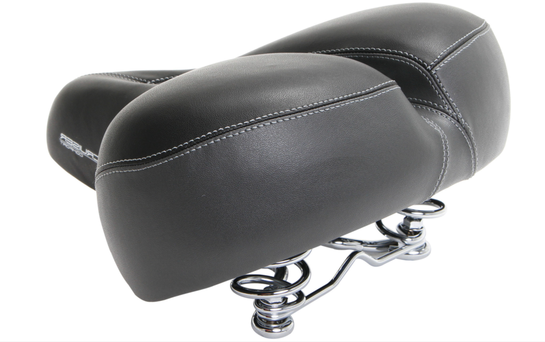 Contec Cruiser Comfort XXL Fietszadel - Unisex - Zwart