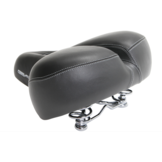 Contec Cruiser Comfort XXL Fietszadel - Unisex - Zwart