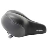 Contec Cruiser Comfort XXL Fietszadel - Unisex - Zwart