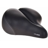 Contec Cruiser Comfort XXL Fietszadel - Unisex - Zwart
