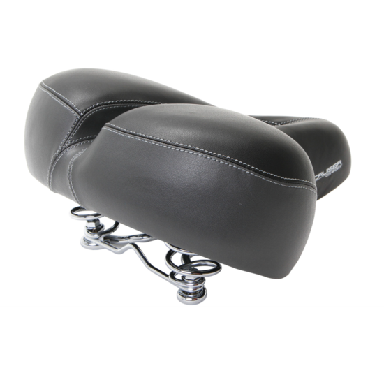 Contec Cruiser Comfort XXL Fietszadel - Unisex - Zwart