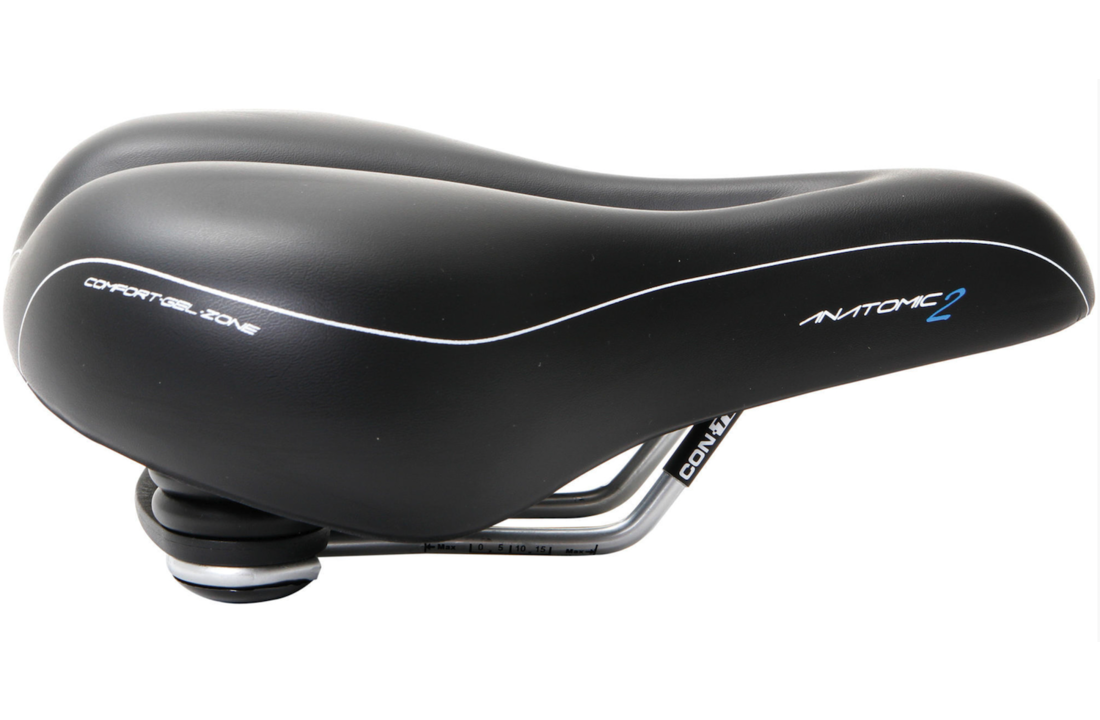 Contec City/Tour Anatomic 2 Heren Fietszadel 100% Waterdicht