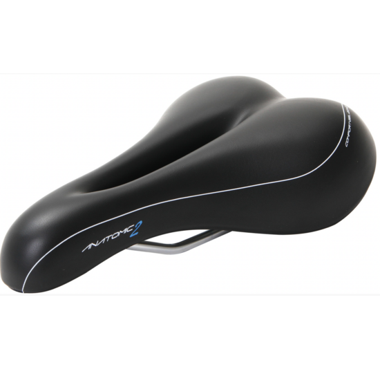 Contec Fietszadel Anatomic 2 - Trekking Zone Cut - Heren - Zwart