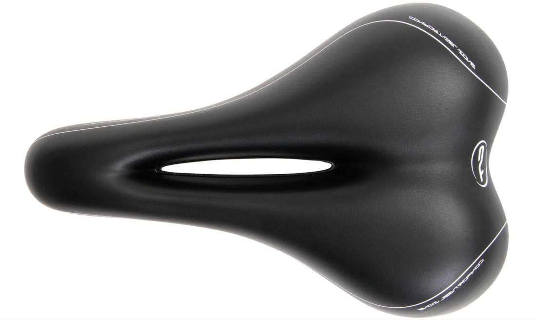 Contec Fietszadel Anatomic 2 - Trekking Zone Cut - Heren - Zwart