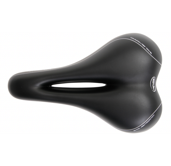 Contec Fietszadel Anatomic 2 - Trekking Zone Cut - Heren - Zwart