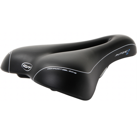 Contec Fietszadel Anatomic 2 - Trekking Zone Cut - Heren - Zwart