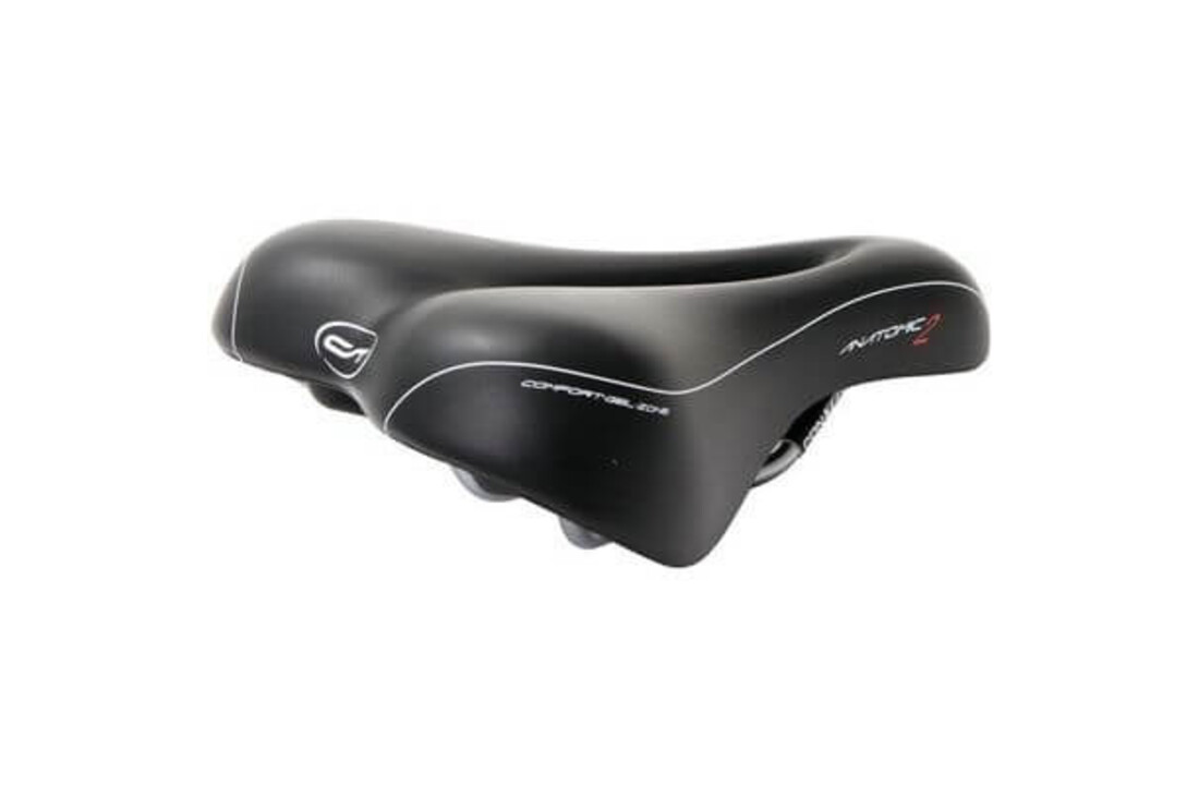Contec Fietszadel Anatomic 2 - Trekking Zone Cut - Dames - Zwart