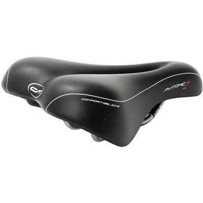 Contec Fietszadel Anatomic 2 - Trekking Zone Cut - Dames - Zwart