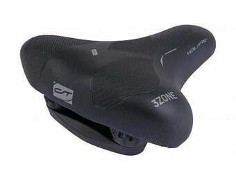 Contec City/Tour Volare XXL Fietszadel - Zwart