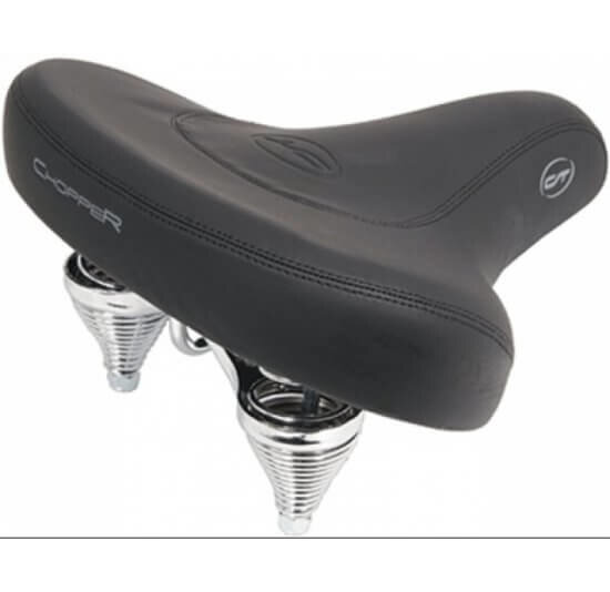 Contec Fietszadel Chopper - Unisex - Zwart