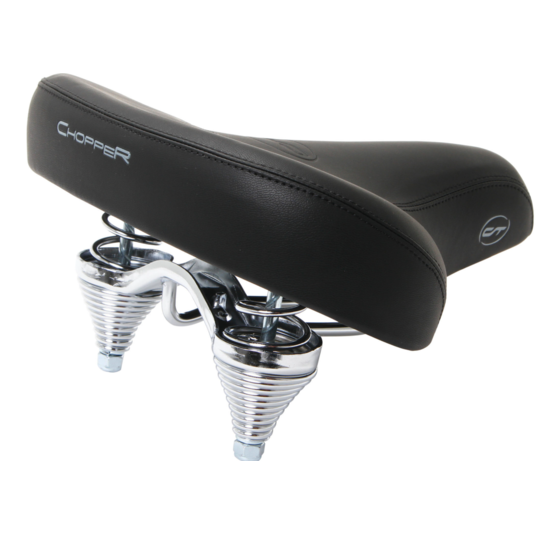 Contec Fietszadel Chopper - Unisex - Zwart