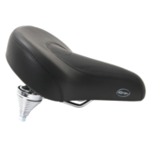 Contec Fietszadel Chopper - Unisex - Zwart