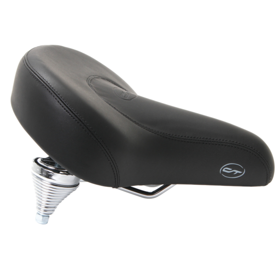 Contec Fietszadel Chopper - Unisex - Zwart