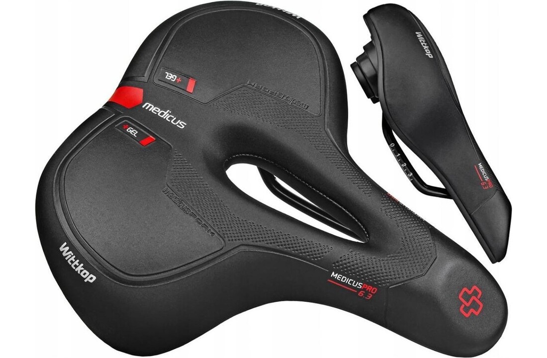Wittkop Medicus Pro 3.0 Unisex Gelzadel - Zwart - Voorgevormde Gelpads