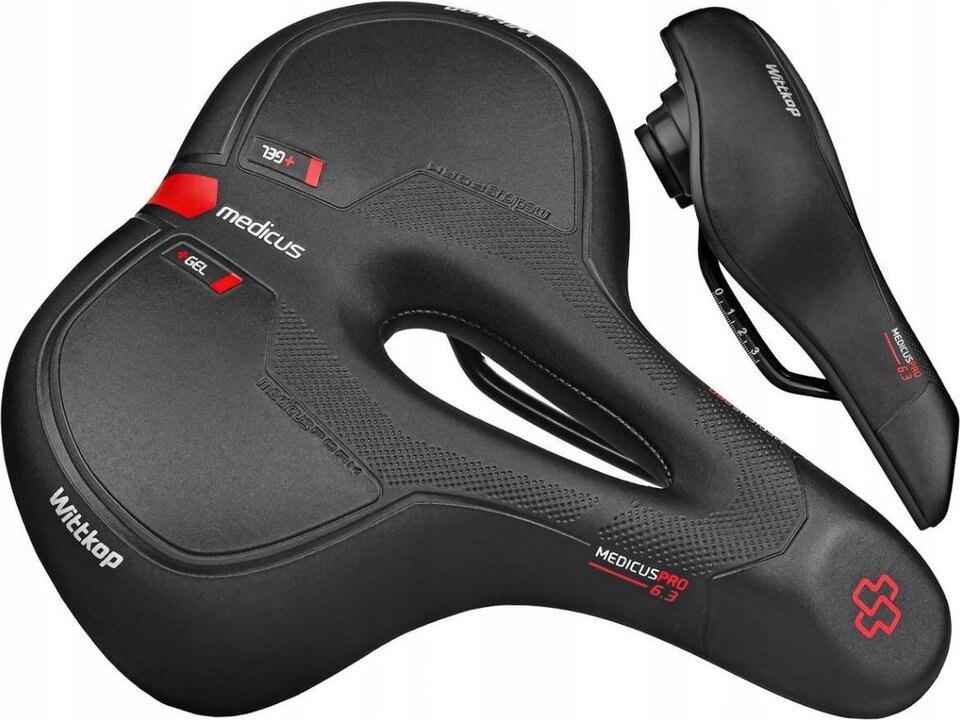 Wittkop Medicus Pro 3.0 Unisex Gelzadel - Zwart - Voorgevormde Gelpads