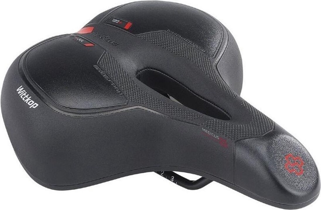 Wittkop Medicus Pro 3.0 Unisex Gelzadel - Zwart - Voorgevormde Gelpads