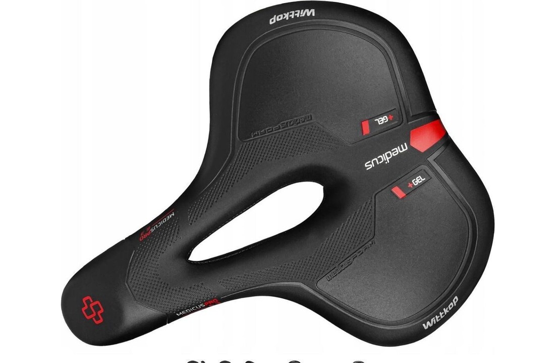 Wittkop Medicus Pro 3.0 Unisex Gelzadel - Zwart - Voorgevormde Gelpads
