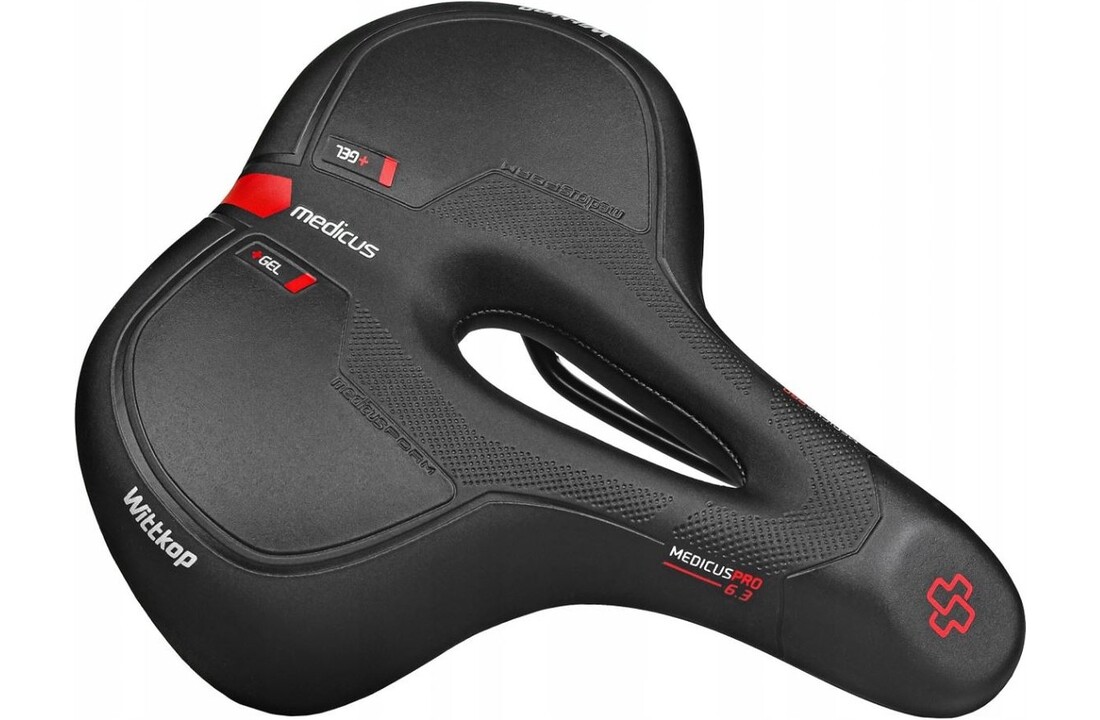 Wittkop Medicus Pro 3.0 Unisex Gelzadel - Zwart - Voorgevormde Gelpads