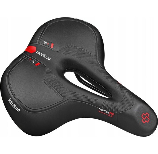 Wittkop Medicus Pro 3.0 Unisex Gelzadel - Zwart - Voorgevormde Gelpads