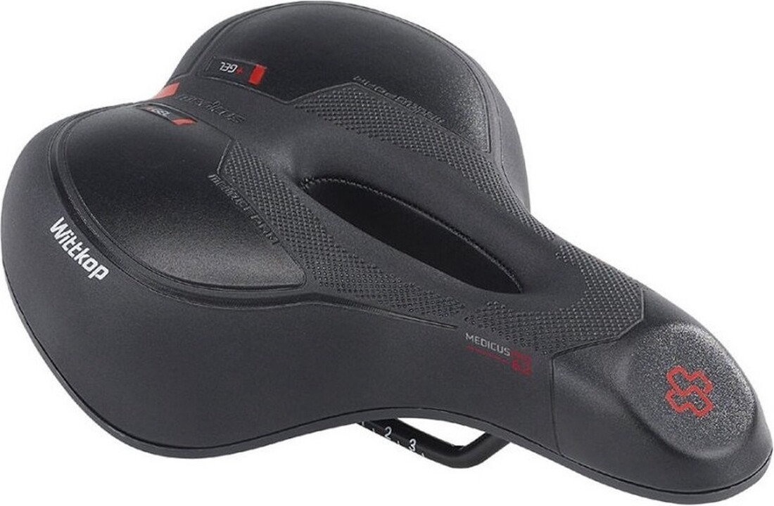 Wittkop Medicus Pro 2.0 Dames Gelzadel - Zwart - Voorgevormde Gelpads