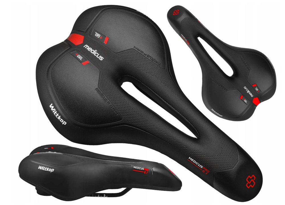 Wittkop Medicus Pro 1.0 Heren Trekking Fietszadel - Voorgevormde Gelpads