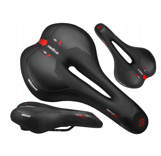 Wittkop Medicus Pro 1.0 Heren Trekking Fietszadel - Voorgevormde Gelpads