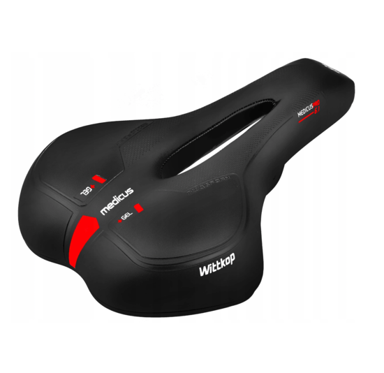Wittkop Medicus Pro 1.0 Heren Trekking Fietszadel - Voorgevormde Gelpads