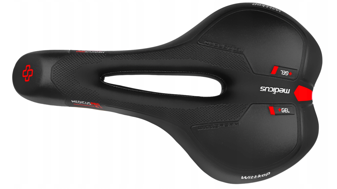 Wittkop Medicus Pro 1.0 Heren Trekking Fietszadel - Voorgevormde Gelpads