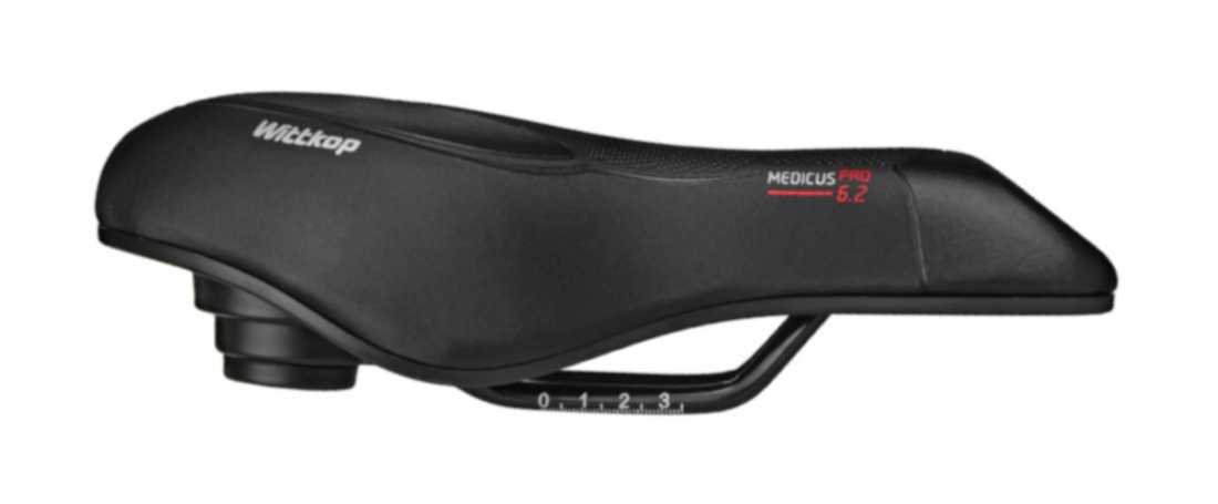 Wittkop Medicus Pro 2.0 Dames Gelzadel - Zwart - Voorgevormde Gelpads